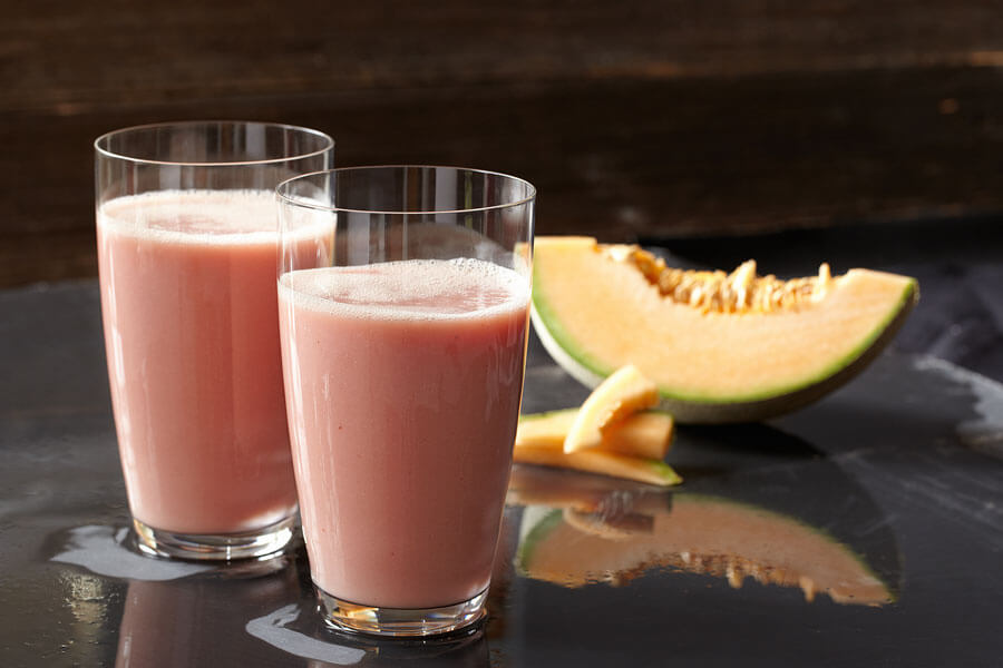 Smoothie de melão, ananas e banana Receitas Vitamix