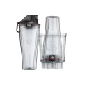 Conjunto de 2 copos 600 ml + adaptador com lâminas - séries Vitamix Explorian, PRO e TNC