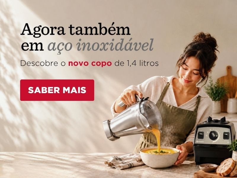 vitamix con jarra de acero inoxidable