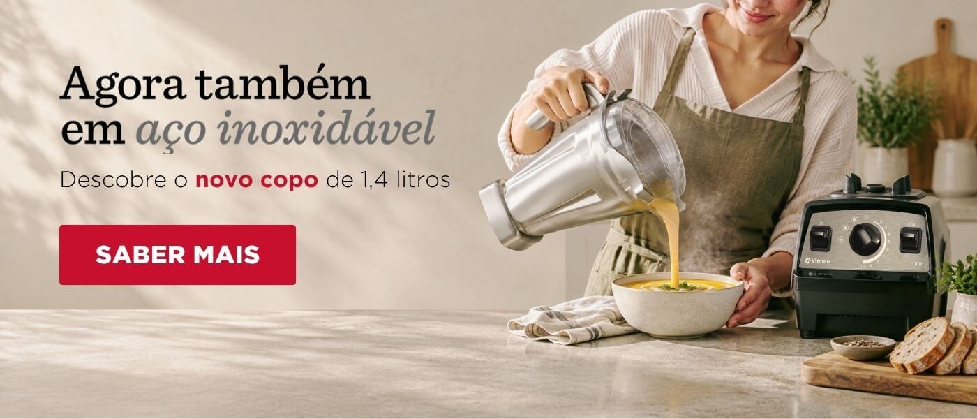 vitamix con jarra de acero inoxidable