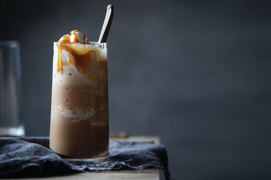 Receta "Frappé de caramelo" con Vitamix