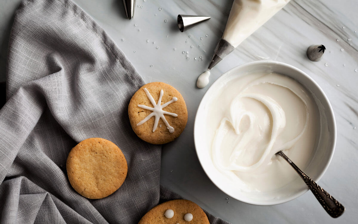 Cómo preparar glaseado real (Royal Icing) Recetas Vitamix