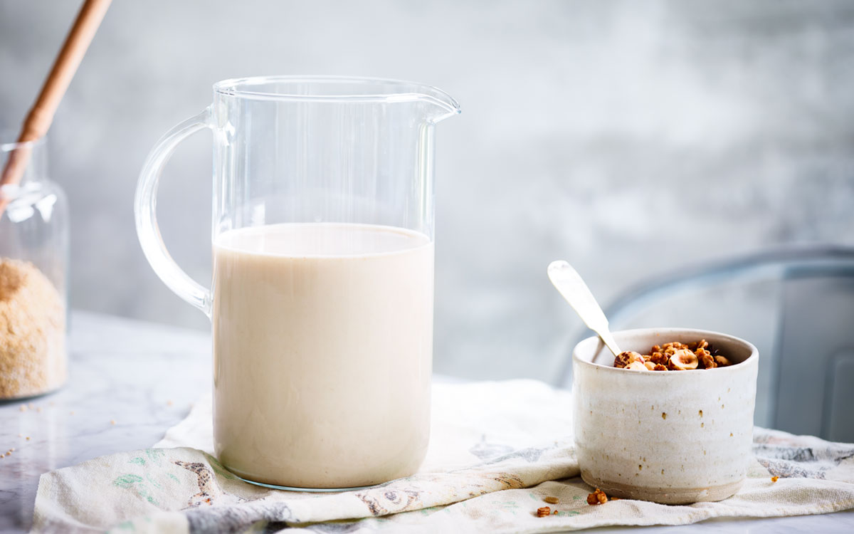 Leite de avena caseira