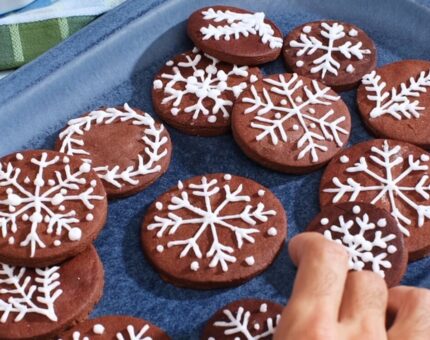 Biscoitos de chocolate mexicanos