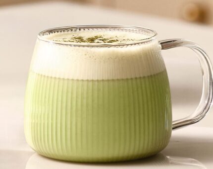 Matcha latte de aveia
